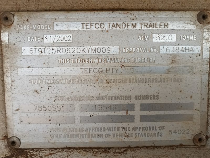 Tefco Tandem Tipper (D00832)