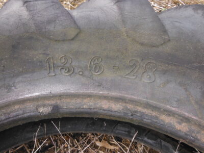 Old Tractor Tyre (Lot 42)