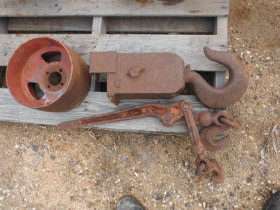 Pulley, Hook and Chain Dog (Lot 143)